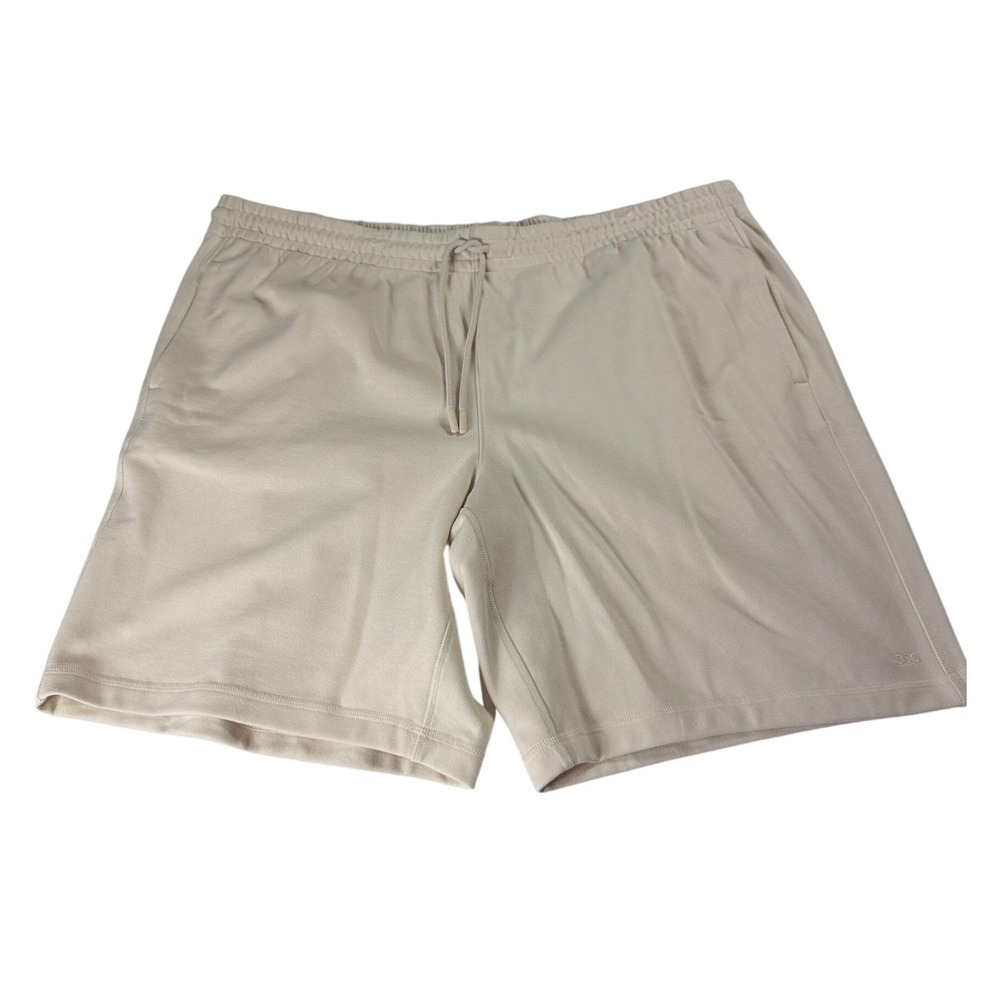 DSG Mens 3XL French Terry Shorts Light Sand Beige Athletic Gym DAM13406X NWT